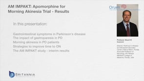 Am Impakt: Apomorphine For Morning Akinesia Trial – Results