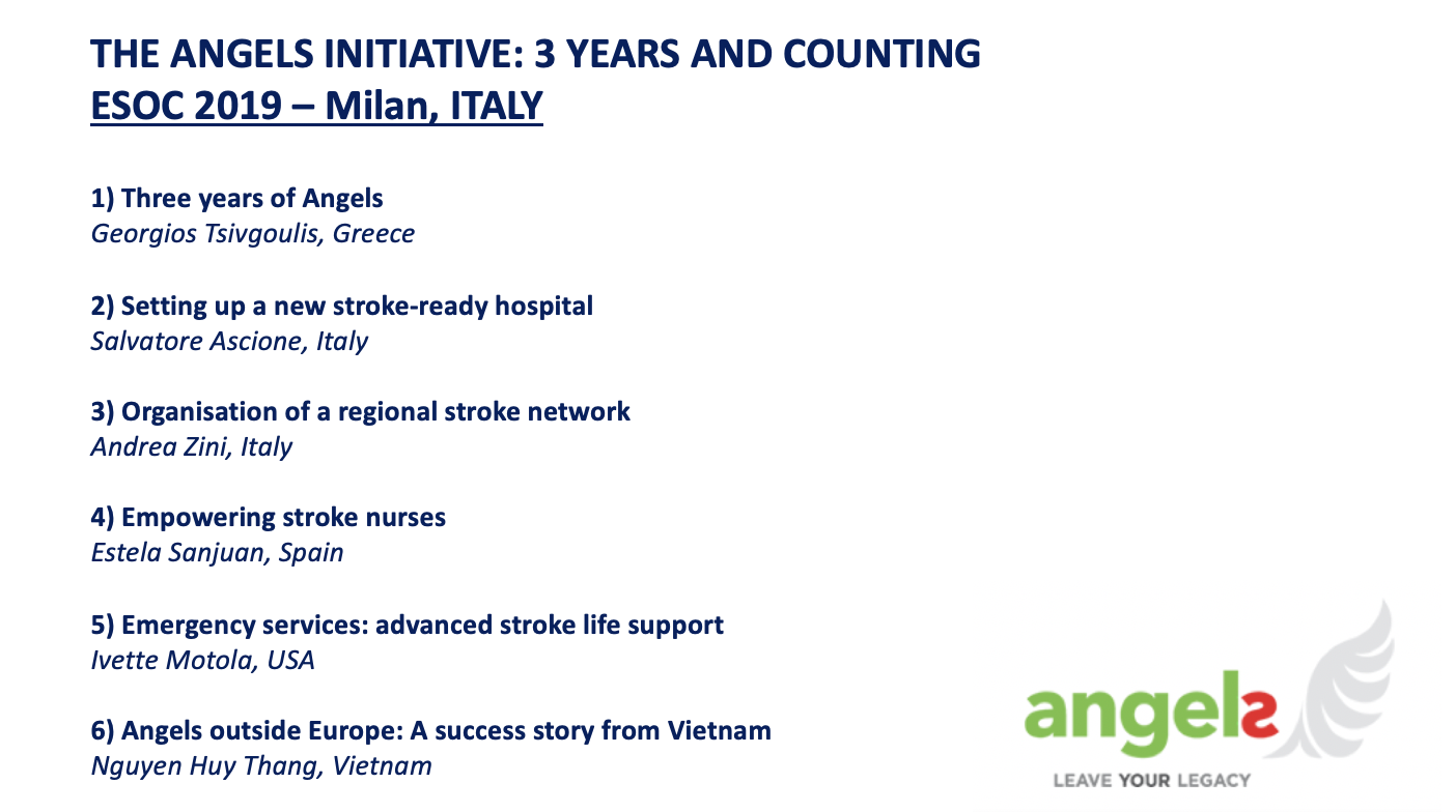 Boehringer Ingelheim: Angels ESOC 2019 – THE ANGELS INITIATIVE: 3 YEARS AND COUNTING